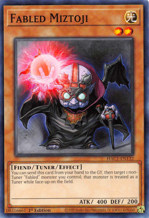 Fabled Miztoji (Duel Terminal) [HAC1-EN132] Parallel Rare - for just $0.20! 