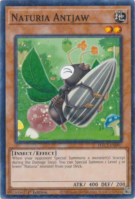 Naturia Antjaw (Duel Terminal) [HAC1-EN097] Common - for just $0.20! 