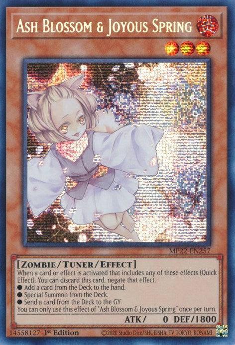 Ash Blossom & Joyous Spring [MP22-EN257] Prismatic Secret Rare - for just $1.90! 