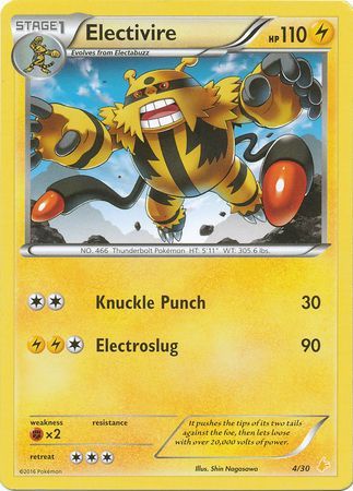 Electivire (4/30) [XY: Trainer Kit 3 - Pikachu Libre] - Just $0.10! Shop now at Retro Gaming of Denver