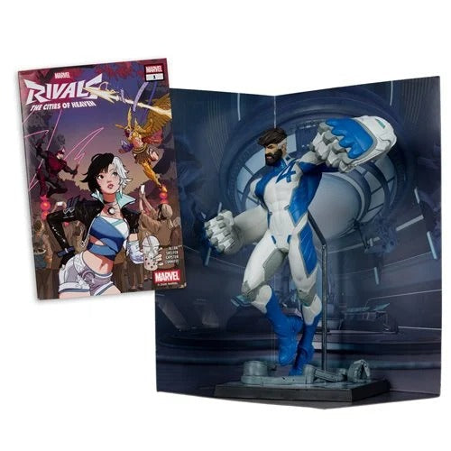Marvel Rivals Mr. Fantastic 1:6 Scale Posed Figure with Scene and Comic - for just $59.99! 