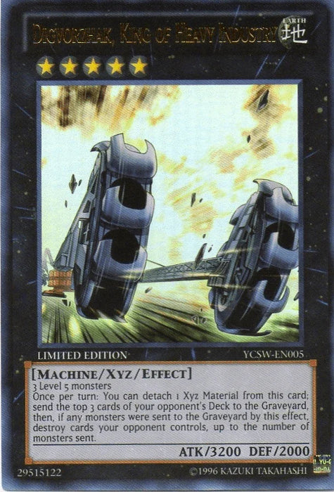 Digvorzhak, King of Heavy Industry [YCSW-EN005] Ultra Rare - for just $180! 