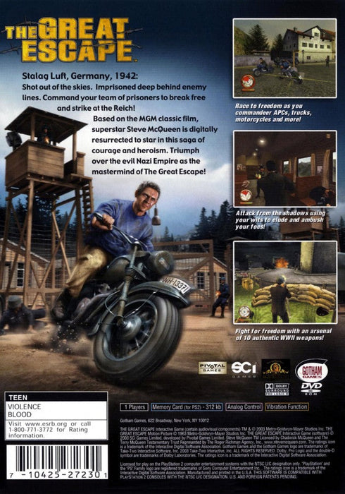 The Great Escape – PlayStation 2 (PS2) - for just $0! 