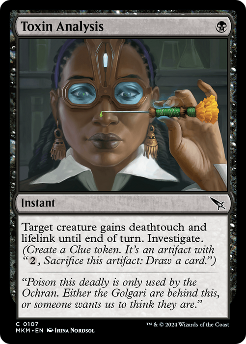 Toxin Analysis (MKM-107) - Murders at Karlov Manor - for just $0.05! 