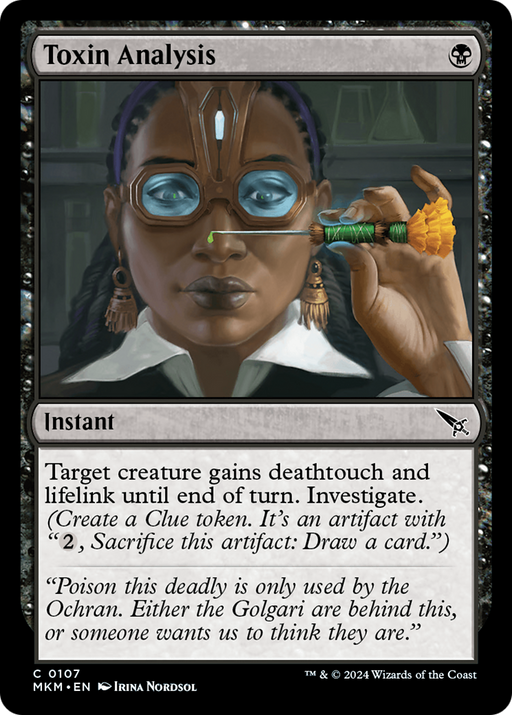 Toxin Analysis (MKM-107) - Murders at Karlov Manor - for just $0.05! 