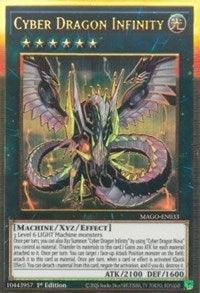 Cyber Dragon Infinity [MAGO-EN033] Gold Rare - for just $0.80! 