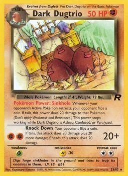Dark Dugtrio (23/82) [Team Rocket Unlimited] - for just $3.40! 