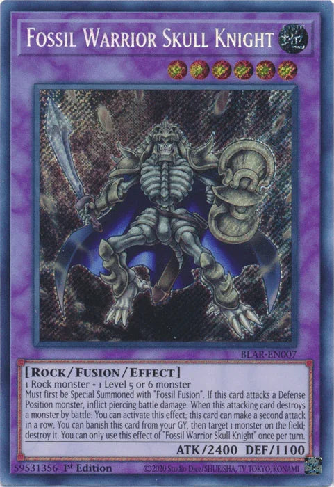 Fossil Warrior Skull Knight [BLAR-EN007] Secret Rare - for just $2.90! 