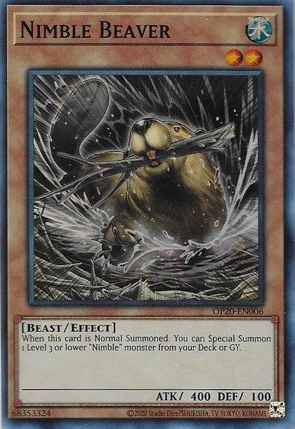 Nimble Beaver [OP20-EN006] Super Rare - for just $0.20! 
