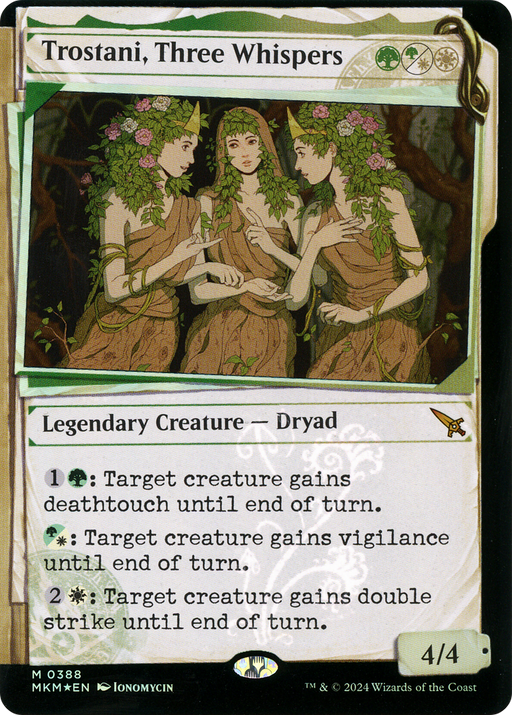 Trostani, Three Whispers (MKM-388) - Murders at Karlov Manor: (Showcase) Foil - for just $0.61! 