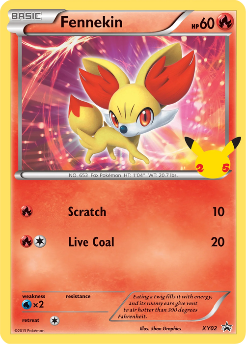 Fennekin (XY02) [First Partner Pack] - for just $0.90! 