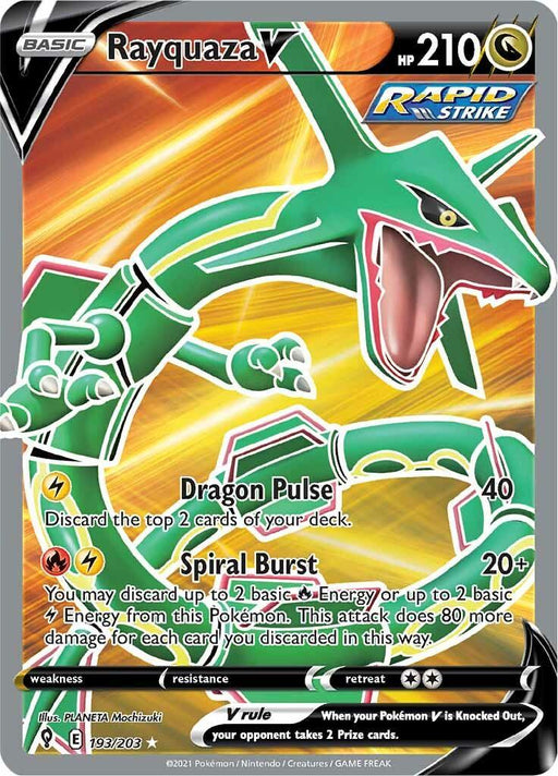 Rayquaza V (193/203) [Sword & Shield: Evolving Skies] - for just $36.40! 