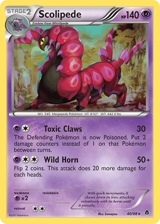 Scolipede (40/98) [Black & White: Emerging Powers] - for just $0.40! 