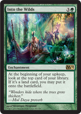 Into the Wilds (Magic 2014 Core Set) Near Mint - for just $0.34! 