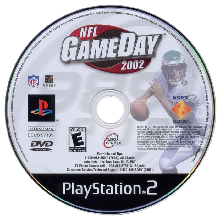 NFL GameDay 2002 – PlayStation 2 (PS2) - for just $2.99! 