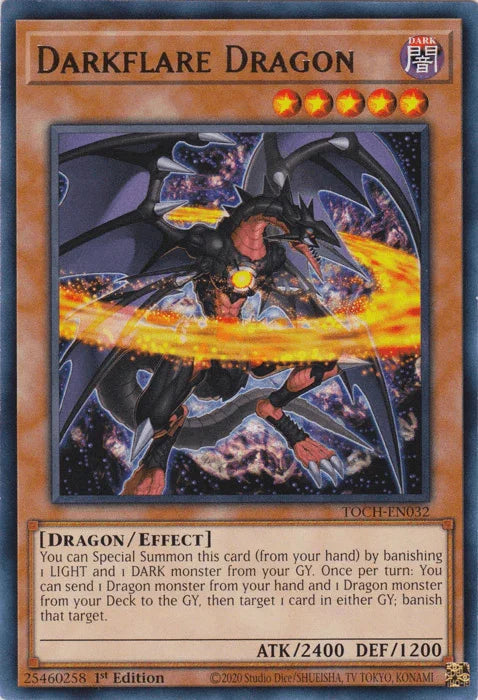 Darkflare Dragon [TOCH-EN032] Rare - for just $0.10! 