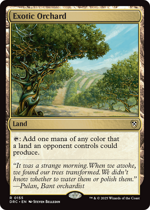 Exotic Orchard (DRC-155) - Commander: Aetherdrift - for just $0.12! 