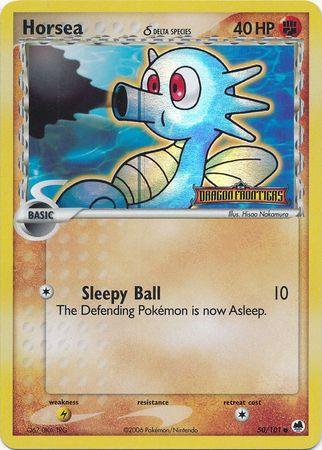 Horsea (50/101) (Delta Species) (Stamped) [EX: Dragon Frontiers] - for just $5.35! 