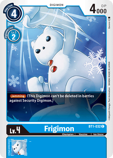 Frigimon [BT1-032] [Release Special Booster Ver.1.0] - Just $0.09! Shop now at Retro Gaming of Denver