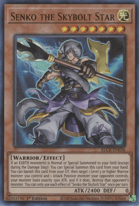 Senko the Skybolt Star [BLCR-EN036] Ultra Rare - for just $0.10! 