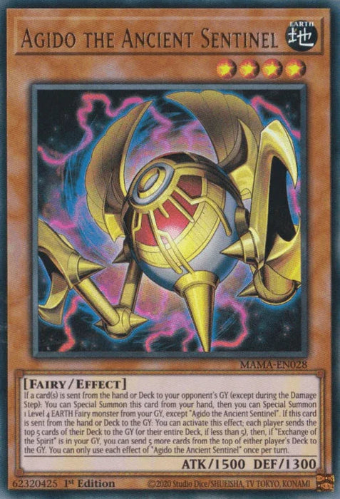 Agido the Ancient Sentinel [MAMA-EN028] Ultra Rare - for just $0.20! 