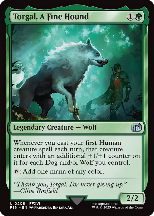 Torgal, A Fine Hound (FIN-208) - FINAL FANTASY Foil - for just $0.07! 