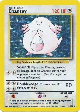 Chansey (3/102) [Base Set Unlimited] - for just $25.75! 
