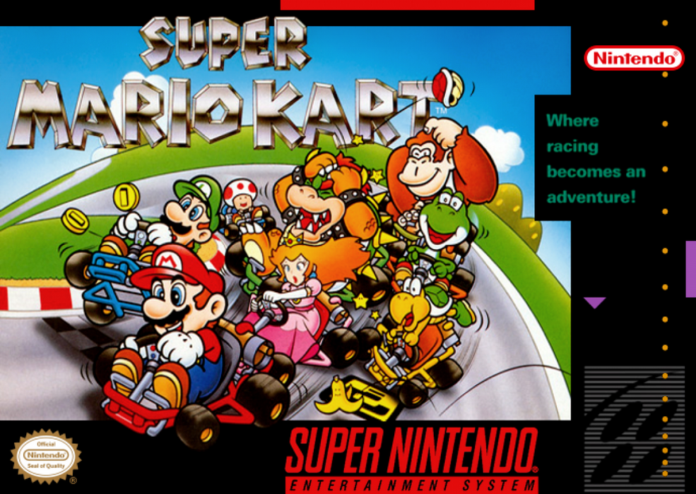 Super Mario Kart – Super Nintendo Entertainment System (SNES) - for just $35.99! 