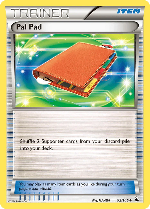 Pal Pad (92/106) [XY: Flashfire] - for just $0.25! 