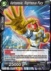 Katopesla, Righteous Fury (Divine Multiverse Draft Tournament) (DB2-147) [Tournament Promotion Cards] - for just $1.60! 