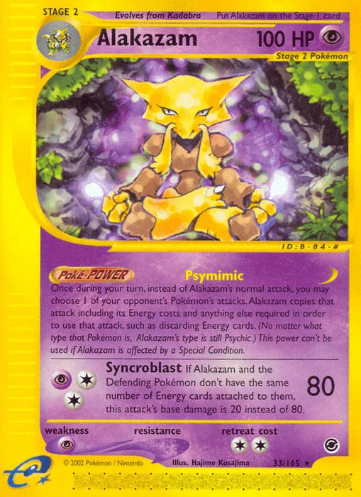 Alakazam (33/165) [Expedition: Base Set] - for just $6.05! 