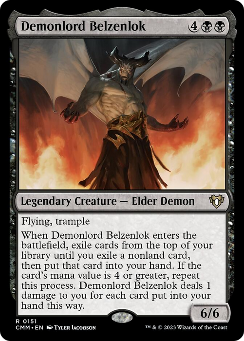 Demonlord Belzenlok [Commander Masters] - Just $0.03! Shop now at Retro Gaming of Denver