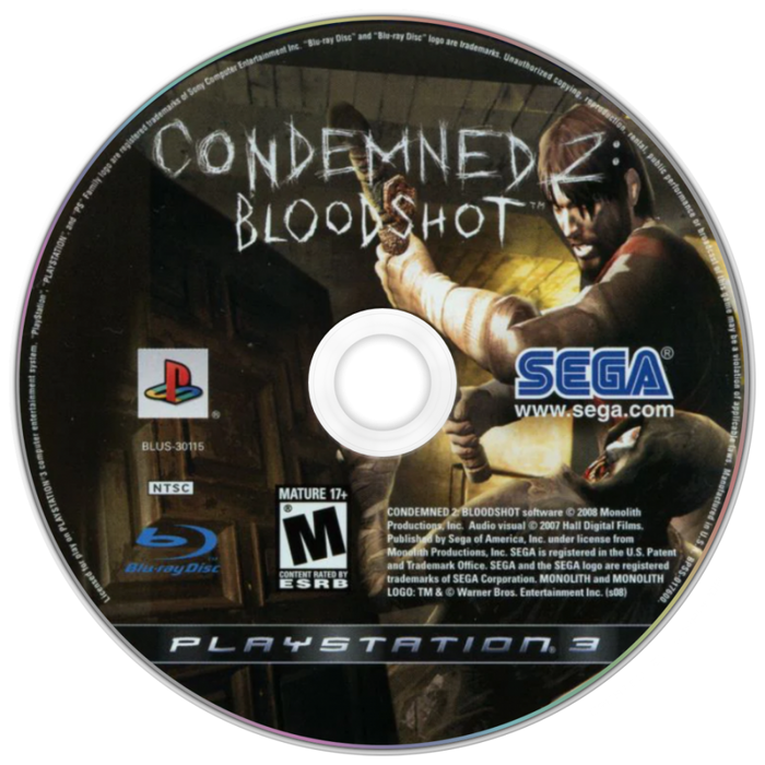 Condemned 2: Bloodshot – PlayStation 3 (PS3) - for just $15.99! 