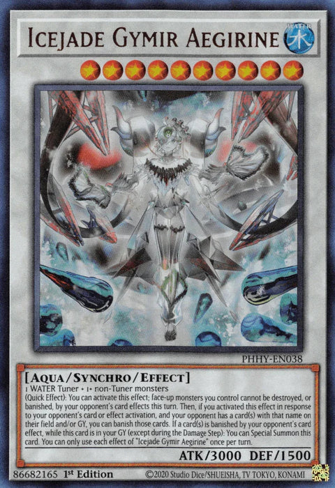 Icejade Gymir Aegirine [PHHY-EN038] Ultra Rare - for just $0.25! 