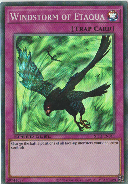 Windstorm of Etaqua [STP3-EN011] Super Rare - for just $0.30! 