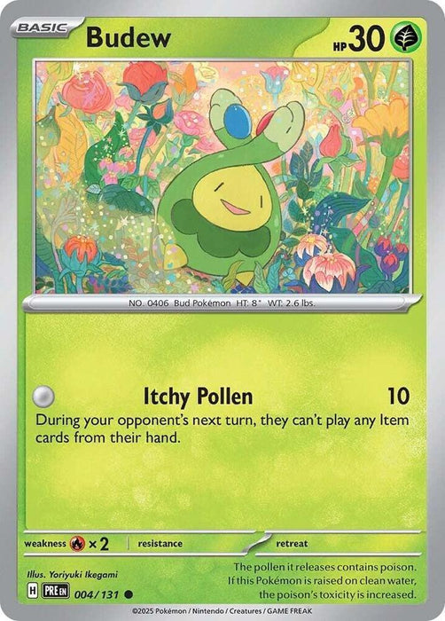 Budew (004/131) [Scarlet & Violet: Prismatic Evolutions] - for just $0.15! 
