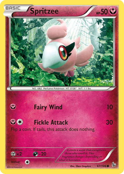 Spritzee (67/106) [XY: Flashfire] - for just $0.10! 