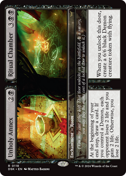 Unholy Annex // Ritual Chamber (DSK-118) - Duskmourn: House of Horror - for just $0.92! 