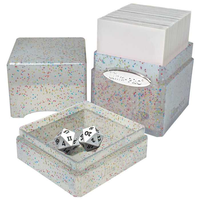 Ultra PRO: Satin Tower - Glitter Clear - for just $0! 