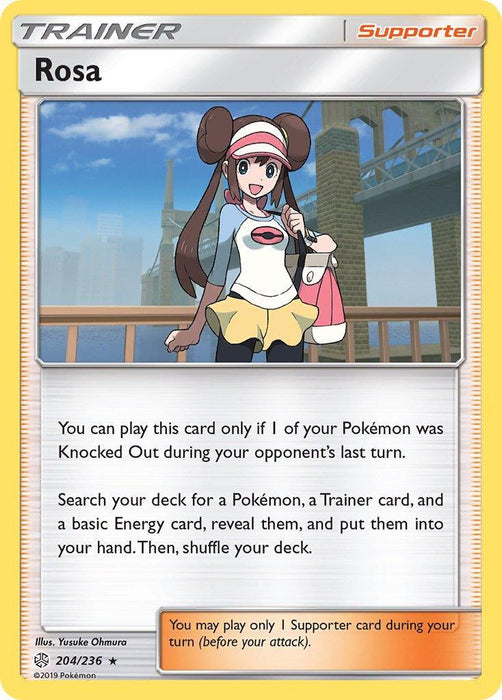 Rosa (204/236) (Theme Deck Exclusive) [Sun & Moon: Cosmic Eclipse] - for just $1.40! 
