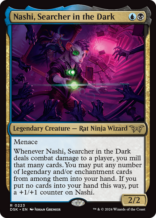 Nashi, Searcher in the Dark (DSK-223) - Duskmourn: House of Horror - for just $0.07! 
