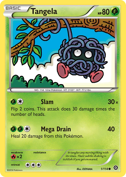 Tangela (1/114) [XY: Steam Siege] - for just $0.10! 