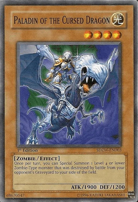 Paladin of the Cursed Dragon [SDZW-EN003] Common - for just $0.20! 