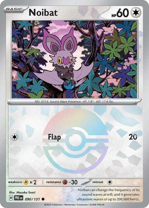 Noibat (090/131) (Poke Ball Pattern) [Scarlet & Violet: Prismatic Evolutions] - for just $0.15! 