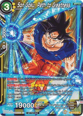 Son Goku, Path to Greatness (Power Booster) (P-115) [Promotion Cards] - for just $0.15! 