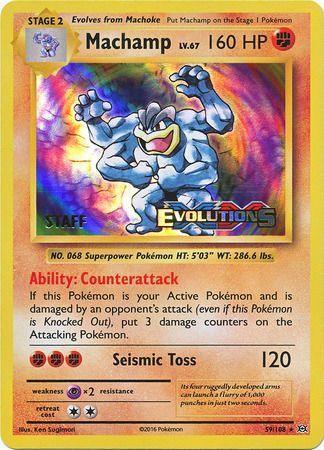 Machamp (59/108) (XY Evolutions Staff Prerelease) [XY: Black Star Promos] - for just $80! 