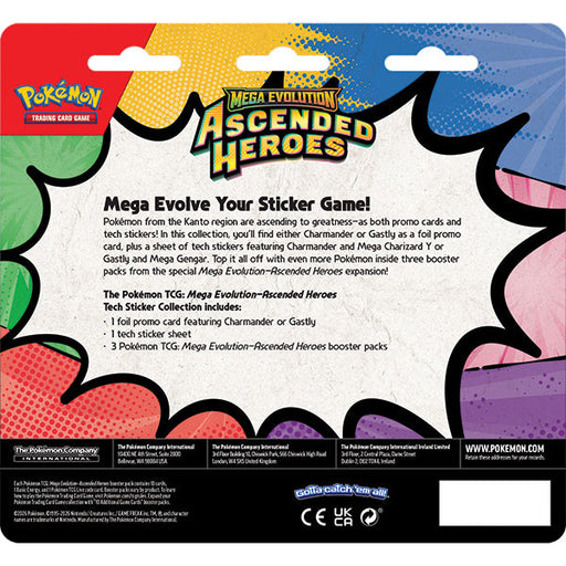 Pokemon: Mega Evolution - Ascended Heroes Tech Sticker Collection - Gastly - for just $29.99! 