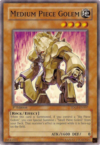 Medium Piece Golem [TDGS-EN007] Common - for just $0.10! 