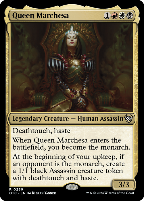 Queen Marchesa (OTC-239) - Outlaws of Thunder Junction Commander - for just $0.42! 