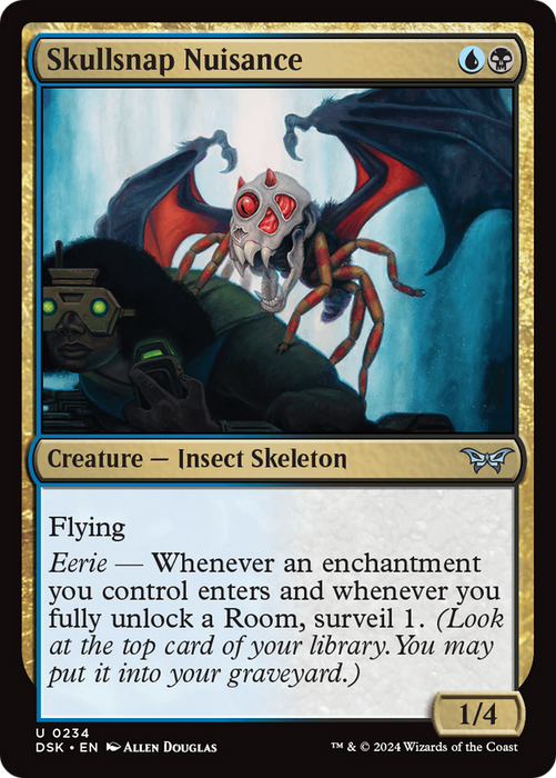 Skullsnap Nuisance (DSK-234) - Duskmourn: House of Horror Foil - for just $0.02! 